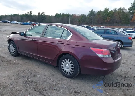 2008 Honda Accord 2.4 Lx из США, поврежденный, VIN 1HGCP26318A145786